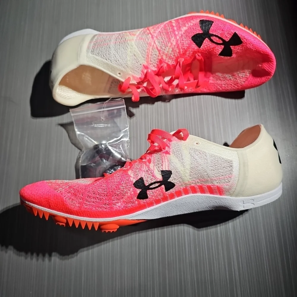 Under Armour UA SpeedForm Miler 2 Running Track Cleats Shoes Sz 11.5 3000020-103